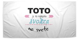 Sablio Uterák Toto je tá najlepšia svokra na svete - 30x50 cm