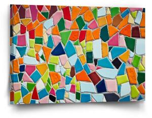 Sablio Obraz Farebná mozaika - 90x60 cm