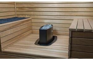 Narvi Slim 6 kW Black – elektrické kachle s ovládačom
