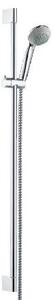 Hansgrohe Crometta 85 - Set sprchovej hlavice, 2 prúdy, tyče 0,90 m a hadice, chróm 27762000