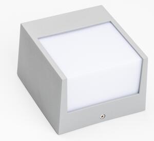 Brilagi - LED Vonkajšie nástenné svietidlo TERNI LED/12W/230V šedá IP44