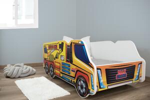 TOP BEDS Detská auto posteľ TRUCK 140cm x 70cm - MAX CRANE