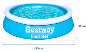 Bestway záhradný bazén 183cm x 51cm 57392
