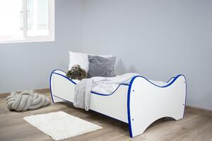 TOP BEDS Top Beds Detská posteľ MIDI HIT 140x70 matrac modrá