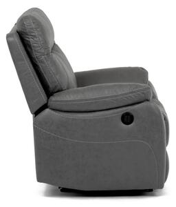 Polohovacie kreslo sivé, elektrické TV-4094 GREY3