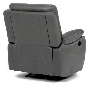 Polohovacie kreslo sivé, elektrické TV-4094 GREY3