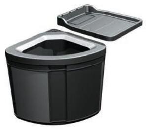 Franke Sortery - Vstavaný odpadkový kôš Pivot, čierna 121.0307.563