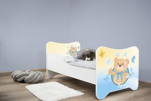TOP BEDS Detská posteľ Happy Kitty 140x70 Malý medvedík
