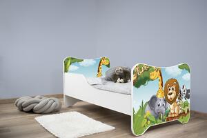 TOP BEDS Detská posteľ Happy Kitty 140x70 Afrika