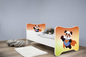 TOP BEDS Detská posteľ Happy Kitty 140x70 Super Panda