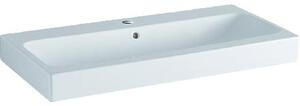 Geberit iCon - Umývadlo, 600x485 mm, s prepadom, otvor na batériu, KeraTect, biela 124060600