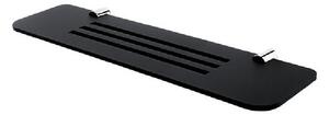 Nimco Nava - Polička IXI, dĺžka 500 mm, čierny plexiglass NA X350
