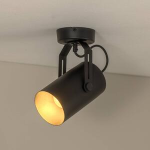 Stropné bodové svetlá Reflector, čierne, 1-plameňové