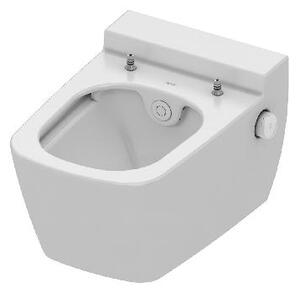 Tece TECEone - Závesné WC s bidetovou spŕškou, Rimless, biela 9700200
