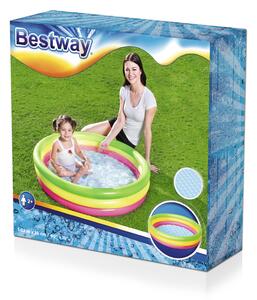 Bestway Nafukovací bazén pre deti Dúha 102 x 25 cm Bestway 51104