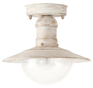 Brilagi - Vonkajšie stropné svietidlo MOLDE 1xE27/60W IP44 biela/patina