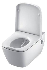 Tece TECEone - Závesné WC s bidetovou spŕškou a doskou SoftClose, Rimless, biela TECEONESET