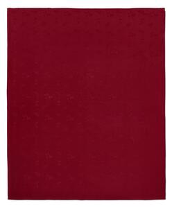 Žakárový obrus, štandardná veľkosť, 140 x 180 cm, červený
