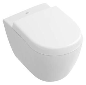 Villeroy & Boch Subway 2.0 - Závesné kompaktné WC, DirectFlush, CeramicPlus, alpská biela 5606R0R1