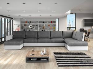 Mirjan24 Sedacia súprava Szafran Large, Dostupné poťahy: ekokoža Soft 017 + Lux 06, Strana: Pravá - U 5902928176988