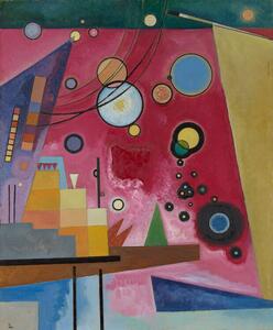 Obrazová reprodukcia Heavy red (1924), Wassily Kandinsky