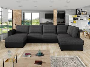 Mirjan24 Sedacia súprava Szafran, Dostupné poťahy: ekokoža Soft 011 + Majorka 03, Strana: pravá 5902928261141