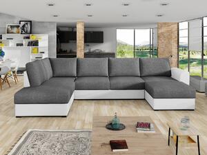 Mirjan24 Sedacia súprava Szafran, Dostupné poťahy: ekokoža Soft 017 + Lux 06, Strana: ľavá 5902928176070