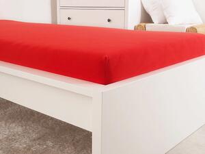 Jersey plachta do detskej postieľky EXCLUSIVE 60x120 cm červené