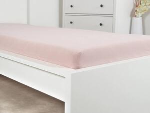Jersey plachta do detskej postieľky EXCLUSIVE 70x140 cm staroružová