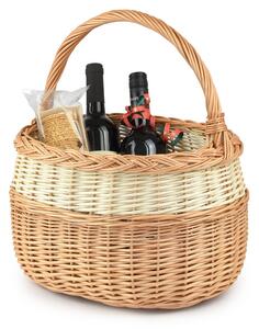 Prútený nákupný košík Mercado II. š. 37 x hl. 28 x v. 24/44(cm)