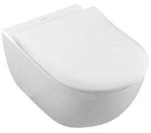 Villeroy & Boch Subway 2.0 - Závesné WC s doskou SoftClosing, DirectFlush, CeramicPlus, alpská biela 5614R2R1