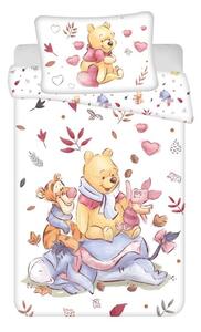 JERRY FABRICS Obliečky do postieľky Macko Pu White baby Bavlna, 100/135, 40/60 cm