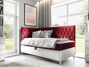 Mirjan24 Kontinentálna posteľ Junior Gerdise 3, Strana: ľavá, Rozmer postele: 80x200, Dostupné poťahy: ekokoža Soft 017 (biela) + Fresh 08 5903211193255
