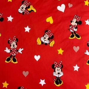 JERRY FABRICS Obliečky Minnie Red heart Bavlna, 140/200, 70/90 cm