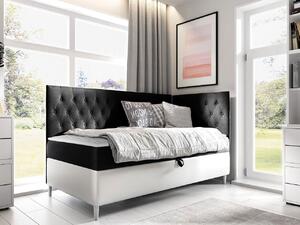 Mirjan24 Kontinentálna posteľ Junior Gerdise 3, Strana: pravá, Rozmer postele: 100x200, Dostupné poťahy: ekokoža Soft 017 (biela) + Fresh 17 Mirjan24 5903211202612