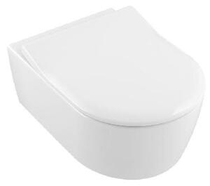 Villeroy & Boch Avento - Závesné WC s doskou SoftClosing, DirectFlush, CeramicPlus, alpská biela 5656RSR1