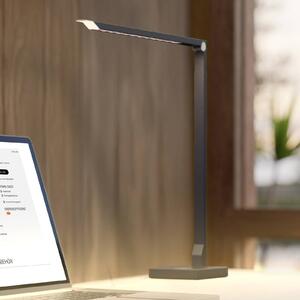 LED stolná lampa FLOYD PRO, čierna, 55 cm, stmievateľné, Čierna, Pracovňa / Kancelária, Hliník, Moderný, Stolová lampa