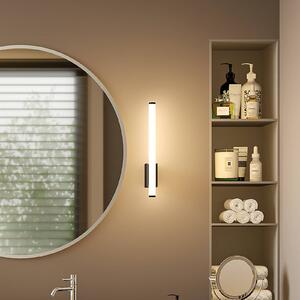 LED nástenné svetlo VINA UP S, čierna, výška 40 cm, IP44,, Čierna, Kúpeľňa, Hliník, Moderný, Nástenné svietidlo