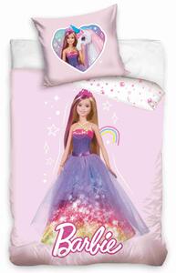 TipTrade Obliečky do postieľky 100x135 + 40x60 cm - Barbie princezná