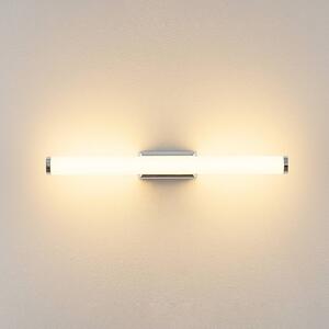 Molto Luce LED nástenné svetlo VINA S, chrómová farba, šírka 40 cm, IP44,, Chrómová / strieborná, Kúpeľňa, Hliník, Moderný