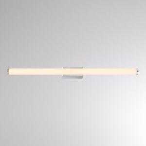 LED nástenné svetlo VINA M, chrómová farba, šírka 60 cm, IP44,, Chrómová / strieborná, Kúpeľňa, Hliník, Moderný