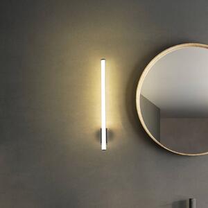 LED nástenné svetlo VINA UP M, čierna, výška 60 cm, IP44,, Čierna, Kúpeľňa, Hliník, Moderný, Nástenné svietidlo