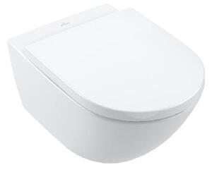 Villeroy & Boch Subway 3.0 - Závesné WC s doskou, SoftClosing, TwistFlush, CeramicPlus, alpská biela 4670TSR1