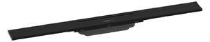 Hansgrohe RainDrain Flex - Lineárny sprchový žľab s roštom z nehrdzavejúcej ocele 700, do priestoru, skrátiteľný, matná čierna 56043670