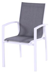 Bielo-sivá záhradná stolička Hartman Canterbury