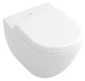 Villeroy & Boch Subway - Závesné WC, ploché splachovanie, alpská biela 66031001