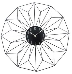 NÁSTENNÉ HODINY čierna 50 cm Ambia Home - Hodiny