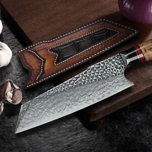 KnifeBoss damaškový nôž Gyuto / Chef 8" (172 mm) Burl Wood VG-10