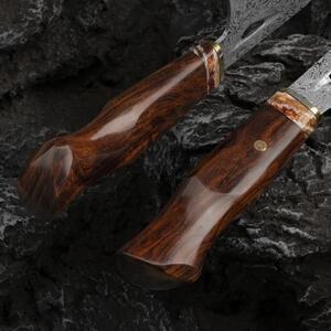 KnifeBoss kuchársky damaškový nôž Master Chef 8.5 (220 mm) Ironwood