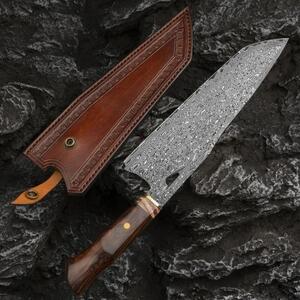 KnifeBoss kuchársky damaškový nôž Master Chef 8.5 (220 mm) Ironwood